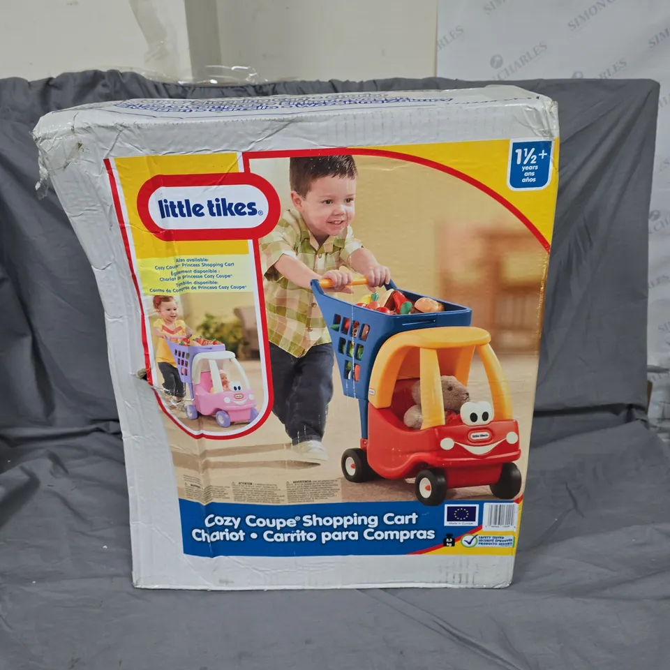 BOXED LITTLE TIKES COZY COUPE SHOPPING CART