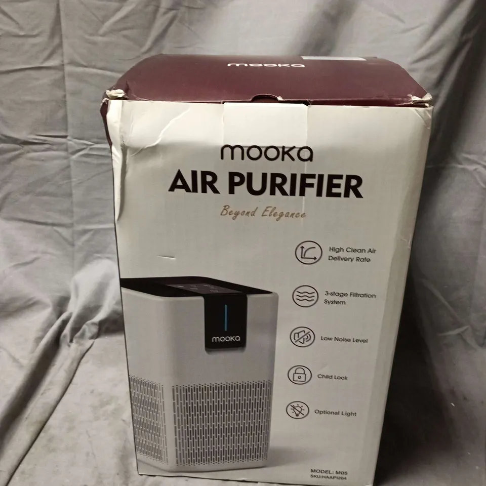 MOOKA AIR PURIFIER – BOXED