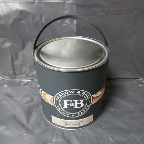 FARROW & BALL DEAD FLAT MIXED COLOUR 2002 WHITE TIE 2.5 LITRE - COLLECTION ONLY