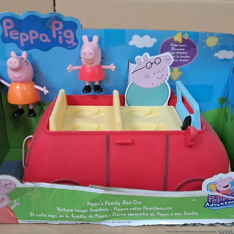 PEPPER PIG FAMILY RED CAR