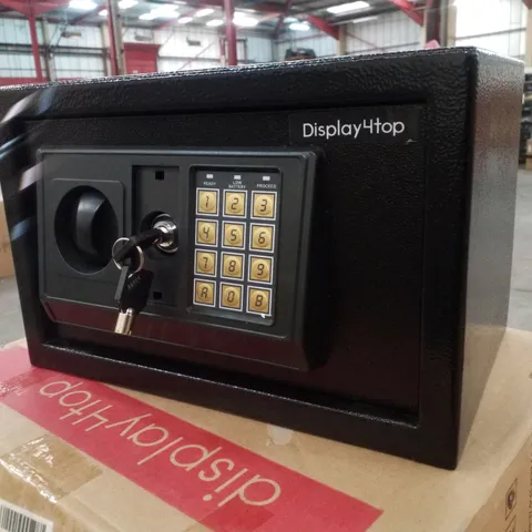 BOXED DISPLAY4TOP SECURITY STEEL DIGITAL ELECTRONIC SECURITY SAFE BOX WITH TWO KEYS FOR HOME OFFICE