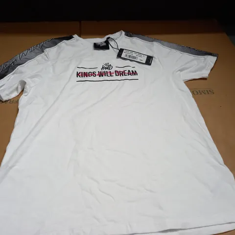 KINGS WILL DREAM WHITE BOCKLEY TEE - XL