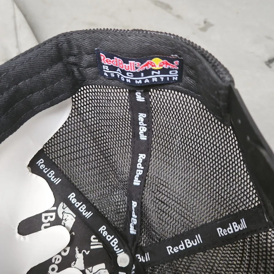RED BULL KTM RACING CAP – BLACK TRUCKER HAT