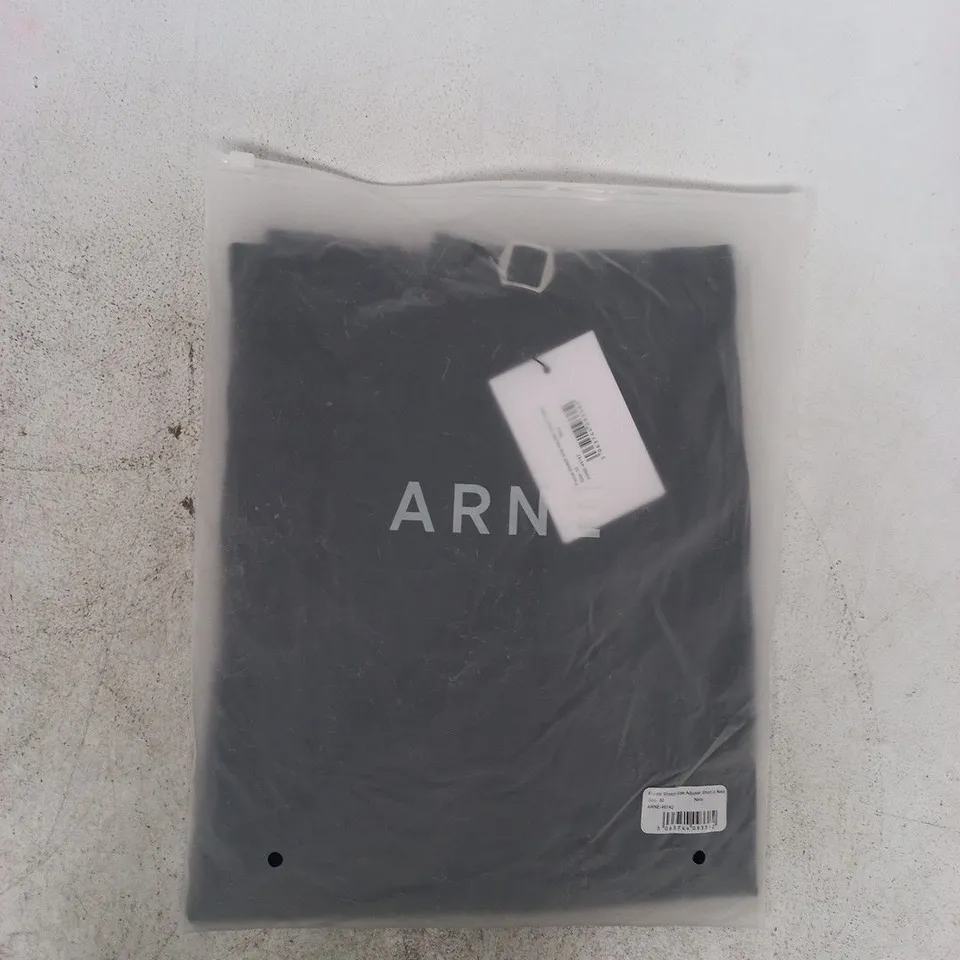 BAGGED ARNE FORMAL STRETCH SIDE ADJUSTER SHORTS IN NAVY SIZE 30