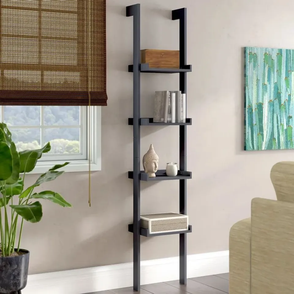 BOXED 180cm H X 36.5cm W LADDER BOOKCASE (1 BOX)