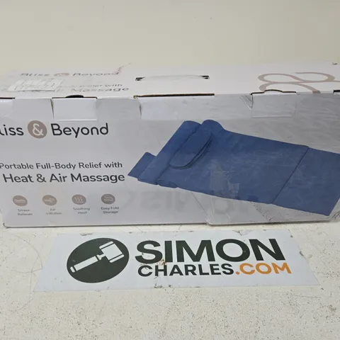 BLISS & BEYOND PORTABLE FULL-BODY MASSAGE WITH HEAT & AIR – BOXED