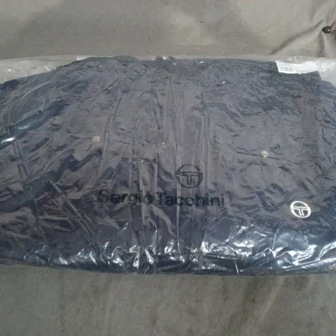SERGIO TACCHINI WEAVER HOODED FIELD JACKET MARITIME BLUE – UK SIZE L