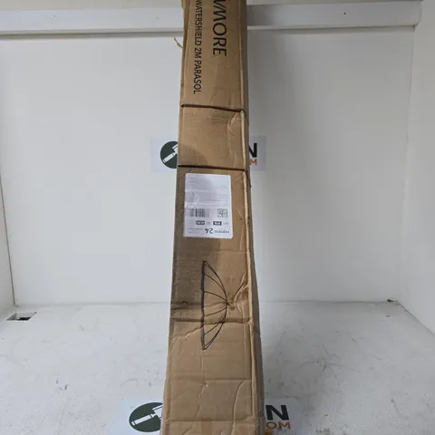 BOXED LIVMORE UV WATERSHIELD GARDEN PARASOL 2M – BOXED