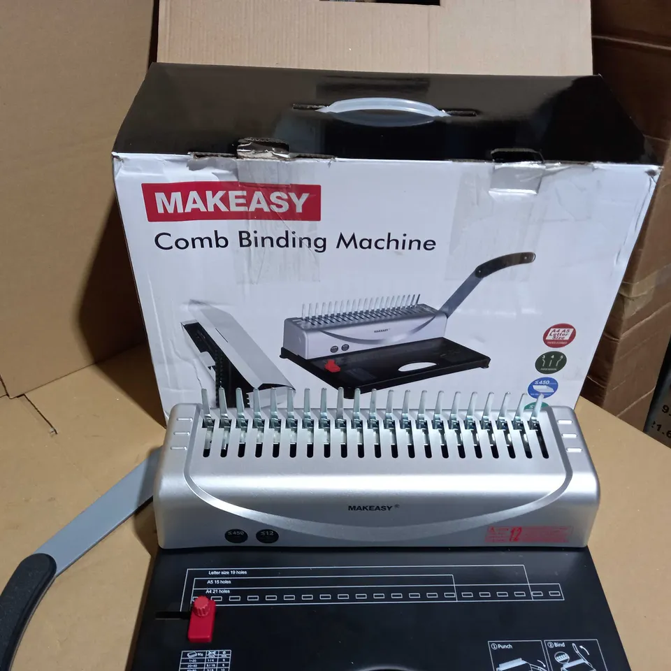 MAKEASY BINDING MACHINE