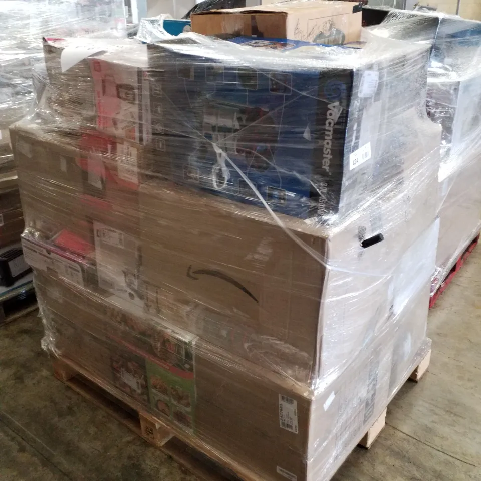 PALLET OF APPROXIMATELY 25 UNPROCESSED RAW RETURN HOUSEHOLD AND ELECTRICAL GOODS TO INCLUDE;