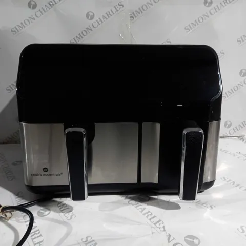 BOXED COOK'S ESSENTIALS 7.7L DUAL AIR FRYER