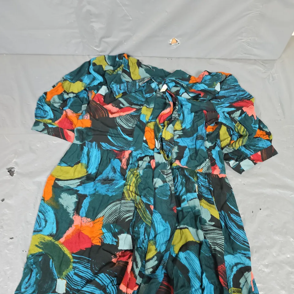 SEASALT CORNWALL ABSTRACT DESIGN DRESS - 12