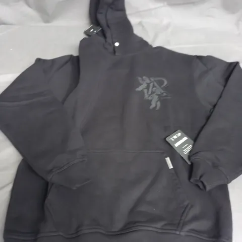 REPRESENT CHERUB INITIAL HOODIE IN JET BLACK - XS
