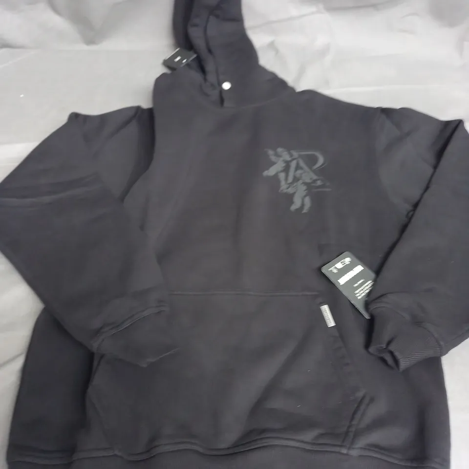 REPRESENT CHERUB INITIAL HOODIE IN JET BLACK - XS