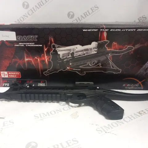 BOXED HORI-ZONE XRED BACK MAGAZINED PISTOL CROSSBOW