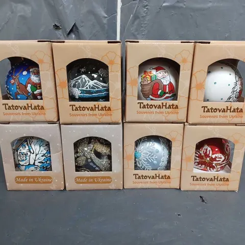 BOX OF APPROXIMATELY 60 ASSORTED TATIVAHATA BAUBLES IN VARIOUS STYLES & COLOURS 