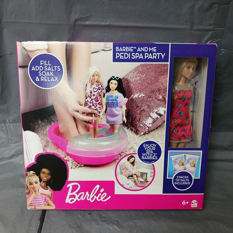 BARBIE AND ME PEDI SPA PARTY 