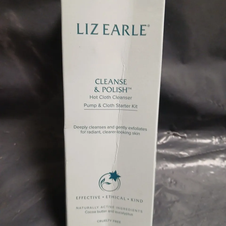 LIZ EARLE CLEANSE & POLISH HOT CLOTH CLEANSER STARTER KIT – BOXED 100 ML
