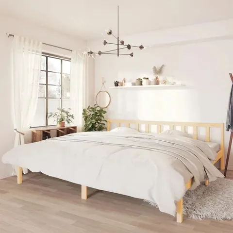 BOXED VIDA XL BEDFRAME SOLID PINEWOOD (1 BOX)