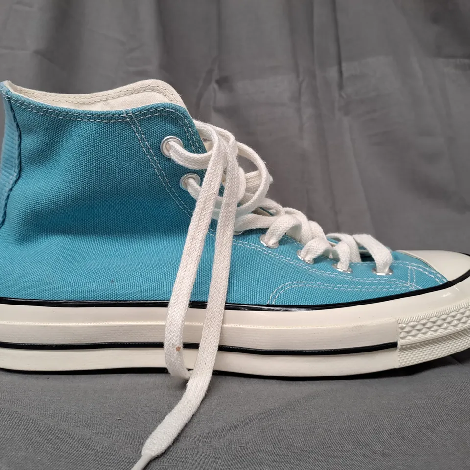 PAIR OF CONVERSE ALL STAR CANVAS SHOES IN BLUE UK SIZE 8
