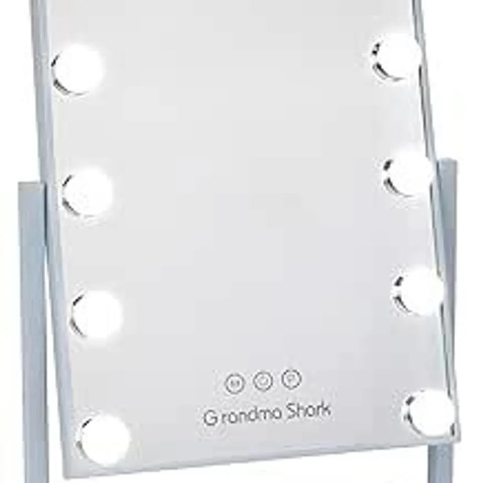 BOXED GRANDMA SHARK HOLLYWOOD MAKEUP MIRROR FOR DRESSING TABLE