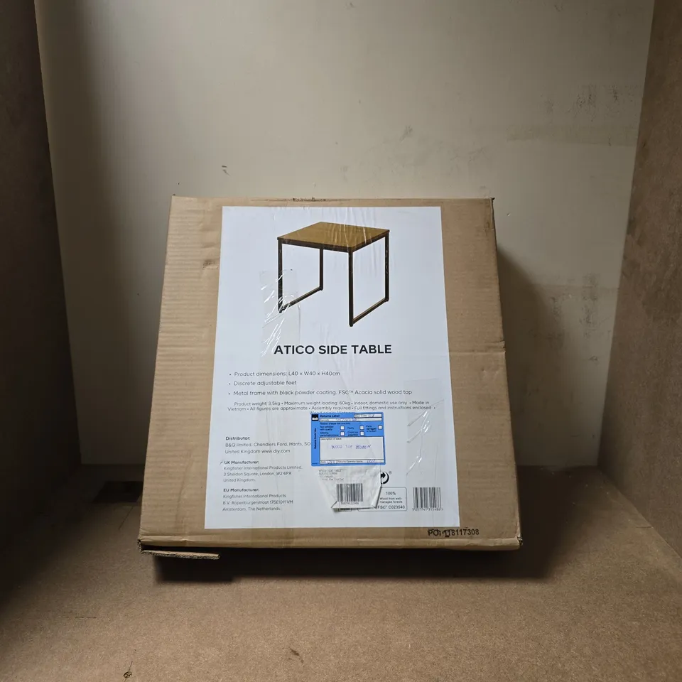 ATICO SIDE TABLE – BOXED, 40 X 40 X 40 CM