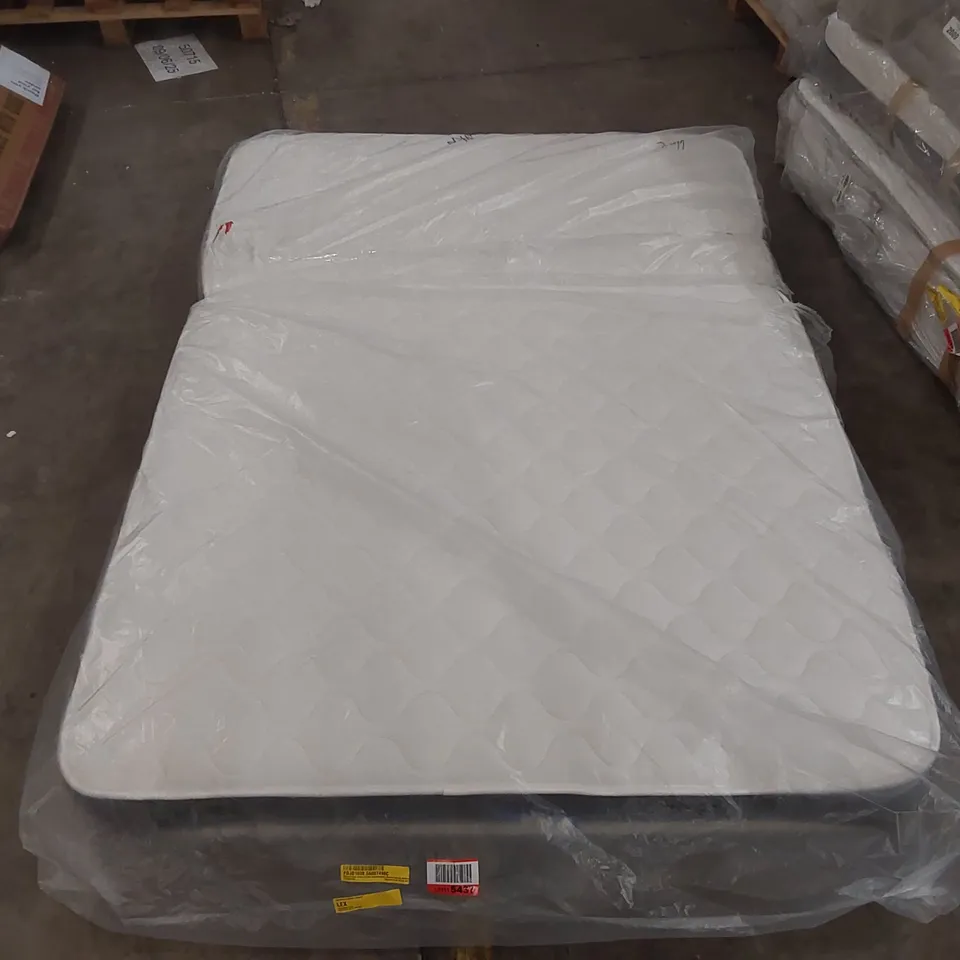 QUALITY BAGGED BLIZZARD BLACK BORDER QUILTED HYPOALLERGENIC MEMORY SPRUNG DOUBLE MATTRESS