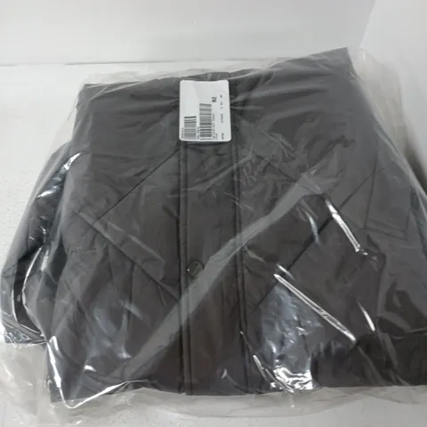 BAGGED CENTIGRADE DIA QUILT GILET IN ANTHRACITE - SMALL