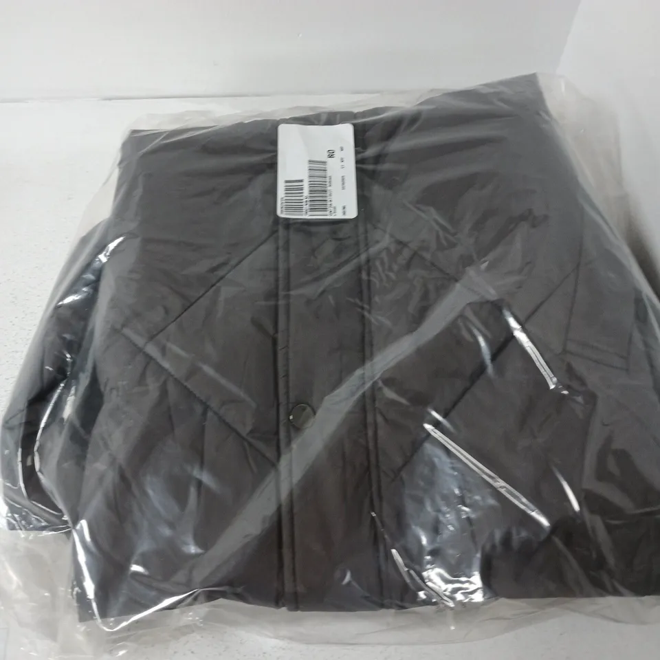 BAGGED CENTIGRADE DIA QUILT GILET IN ANTHRACITE - SMALL