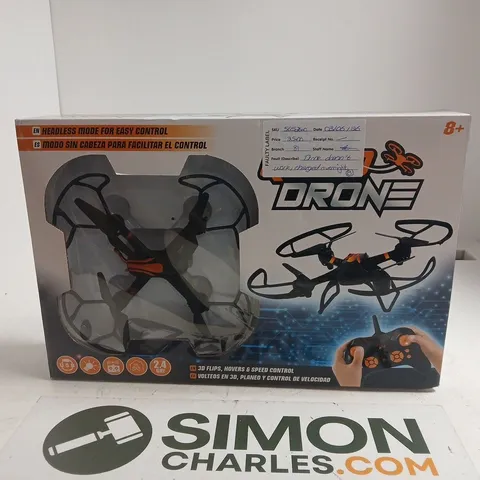 DRONE QUADROCOPTER TOY WITH REMOTE CONTROLLER – BOXED (8+)
