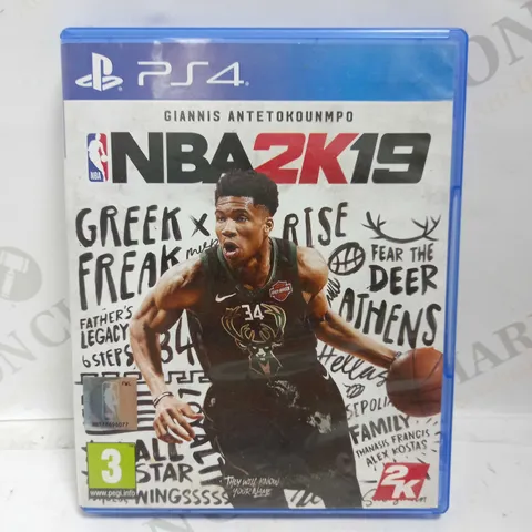NBA 2K19 PLAYSTATION 4 GAME