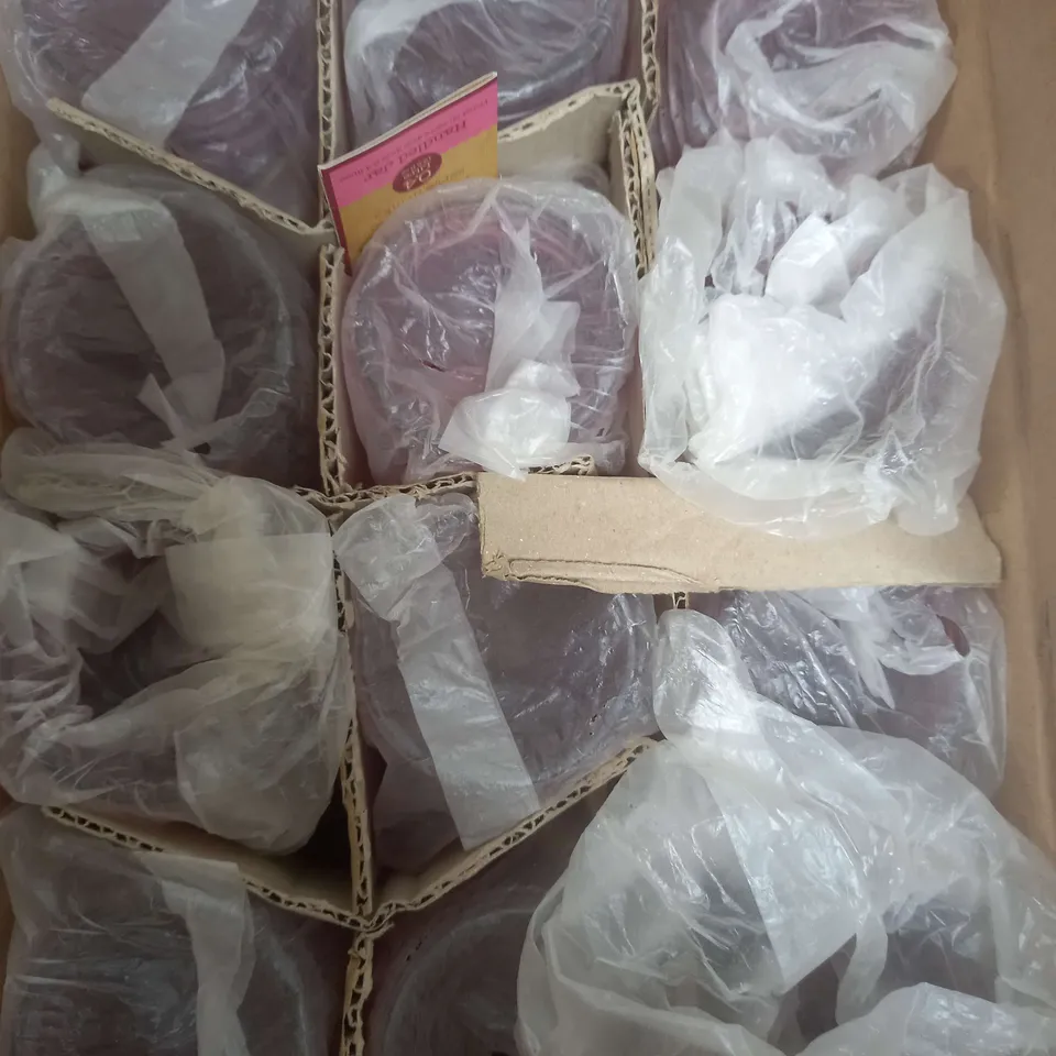 BOX OF 12 KILNER HANDLED JAR GLASS CUPS