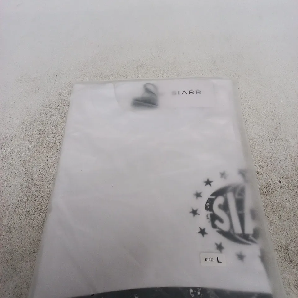 SIARR WHITE LOGO TEE SIZE L 