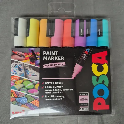 3 PACKS OF POSCA PAINT MARKERS FOR ALL SURFACES - PASTEL COLOURS