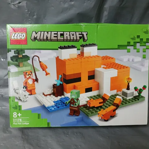 BOXED LEGO MINECRAFT 21178 THE FOX LODGE