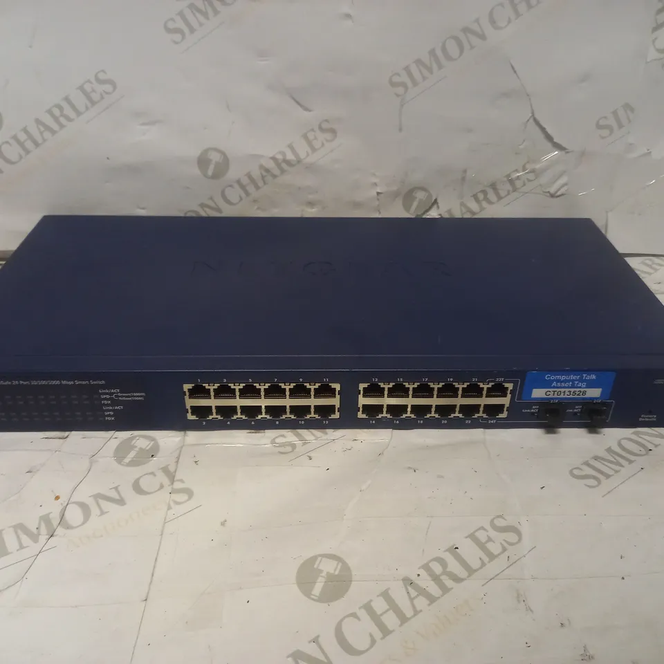 NETGEAR PROSAFE 24 PORT 10/100/1000 SMART SWITCH 