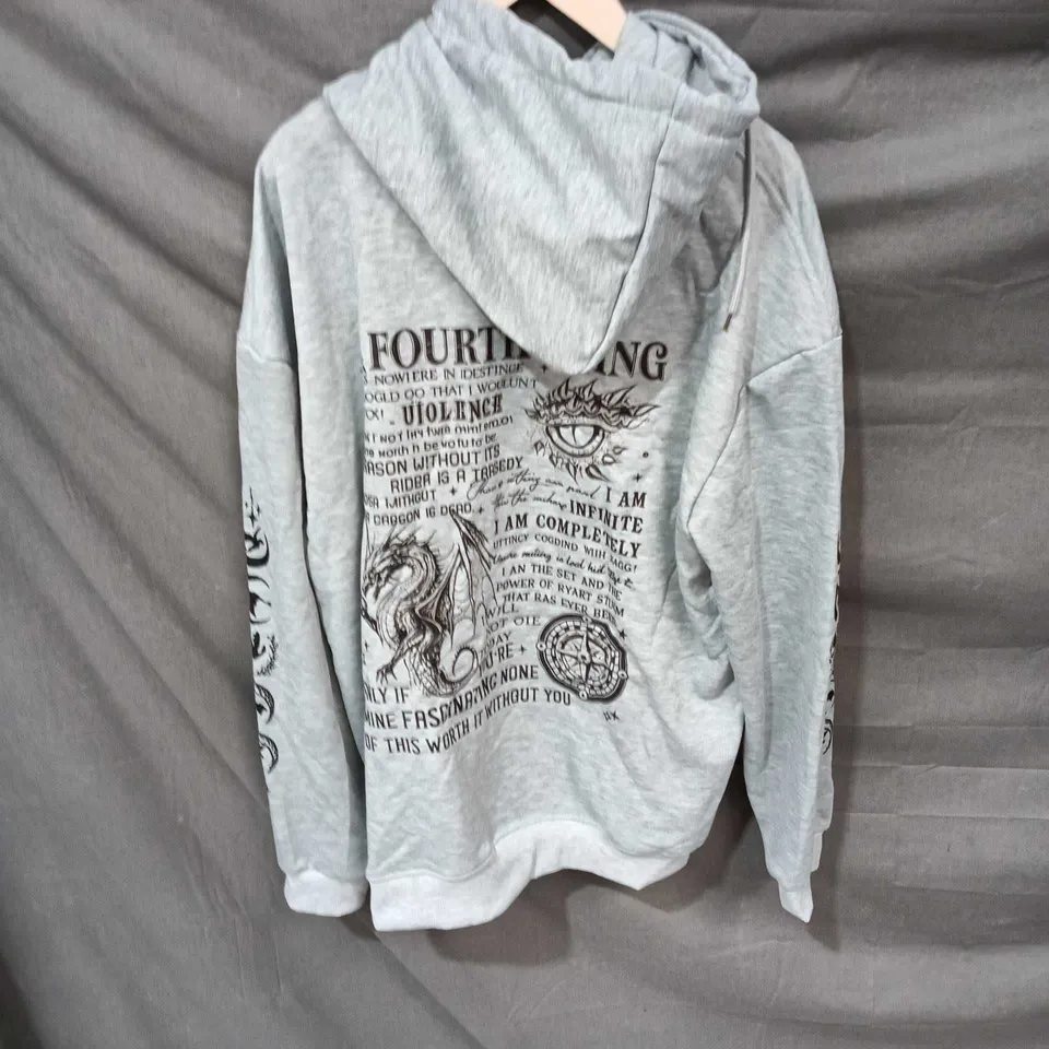 SIMPLE FASHION GREY HOODIE – UK XL