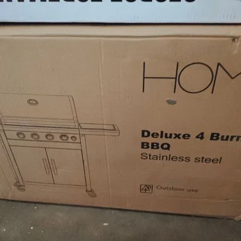 BOXED HOME DELUXE 4 BURNER BBQ