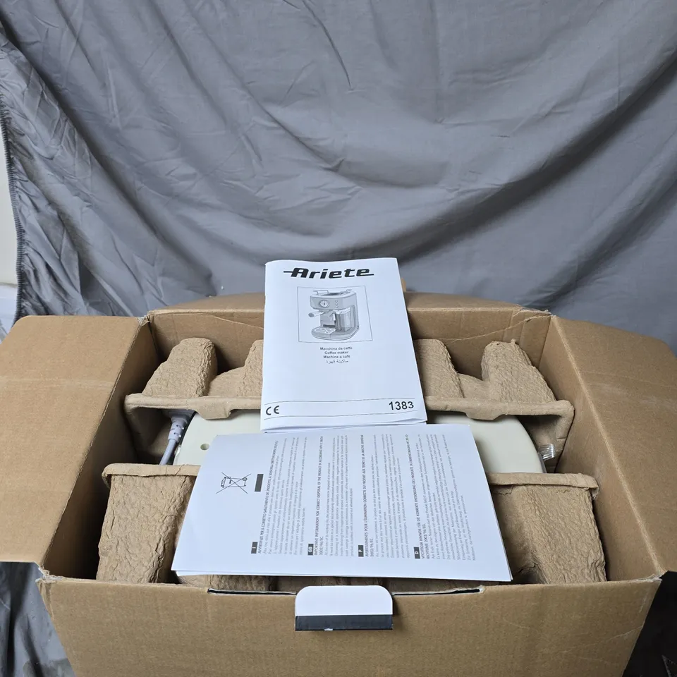 ARIETE VINTAGE COFFEE MAKER BOXED WITH MANUAL