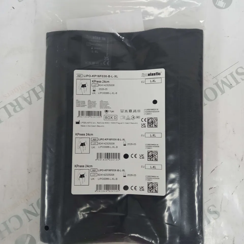 LIPO ELASTIC MEDICAL KPRESS 24CM IN BLACK SIZE L-XL