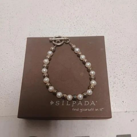 SILPADA PEARL & BEAD BRACELET