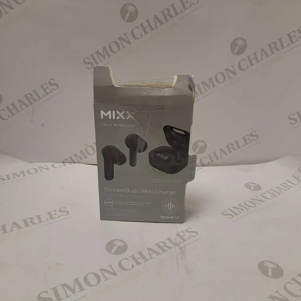 MIXX STREAMBUDS MINI CHARGE -WIRELESS EARBUDS