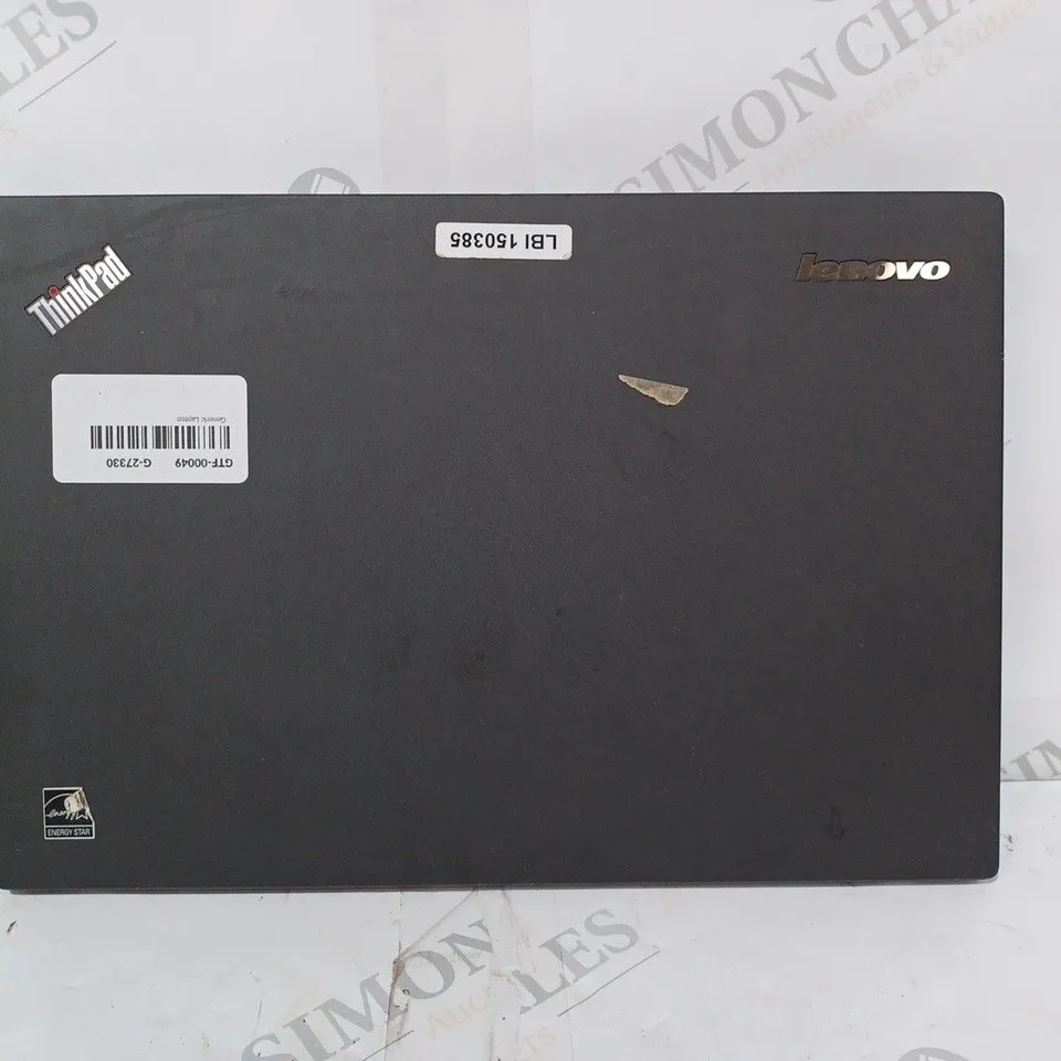 LENOVO X250 THINKPAD LAPTOP IN BLACK