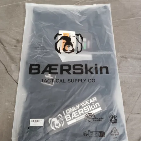 BAGGED BAERSKIN RAIN JACKET IN BLACK - EU LARGE