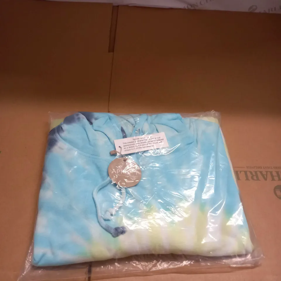 APRICOT TIE DTE HOODIE SIZE UNSPECIFIED