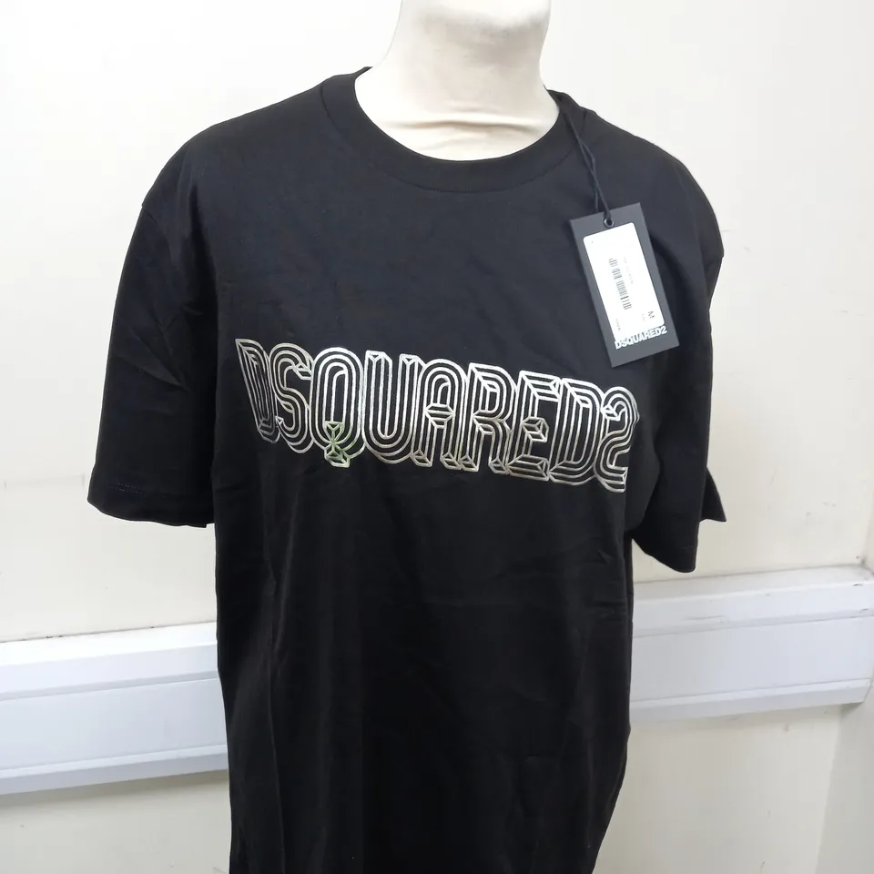 DSQUARED2 LOGO PRINT T-SHIRT M