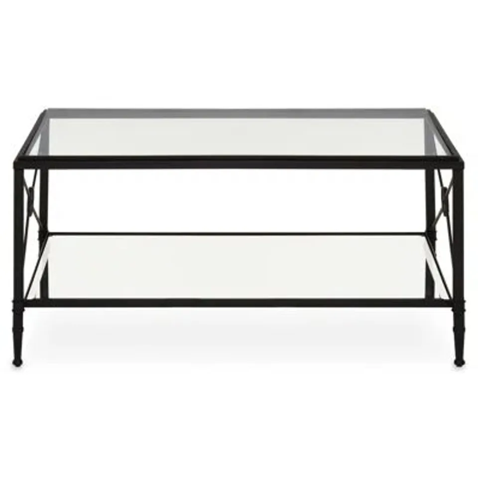 BOXED FRAME COFFEE TABLE BLACK (1 BOX)