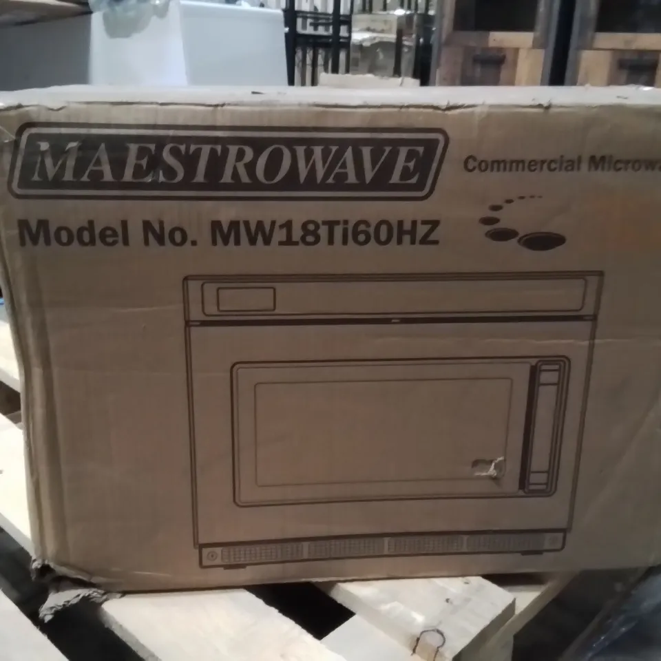 BOXED MAESTROWAVE MW18TI 1800W 60HZ COMMERCIAL MICROWAVE OVEN 