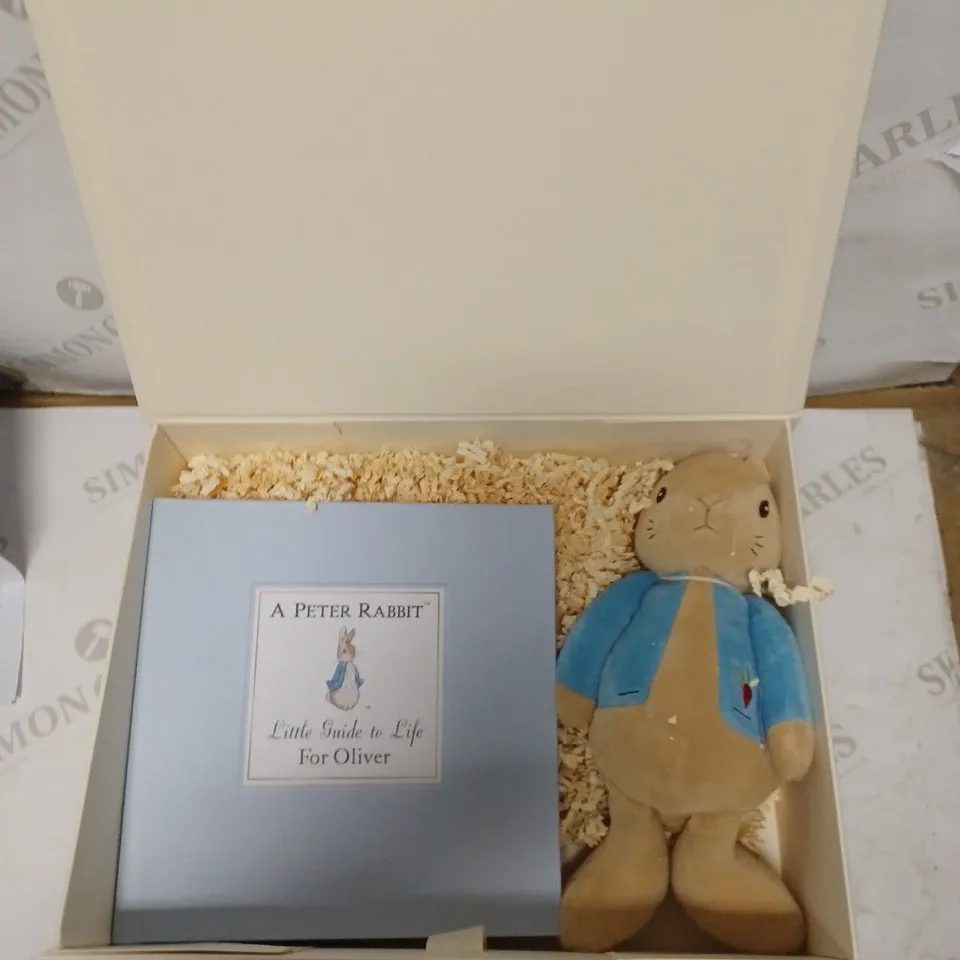 PETER RABBIT PERSONALISED GUIDE TO LIFE GIFT BOX  RRP £51