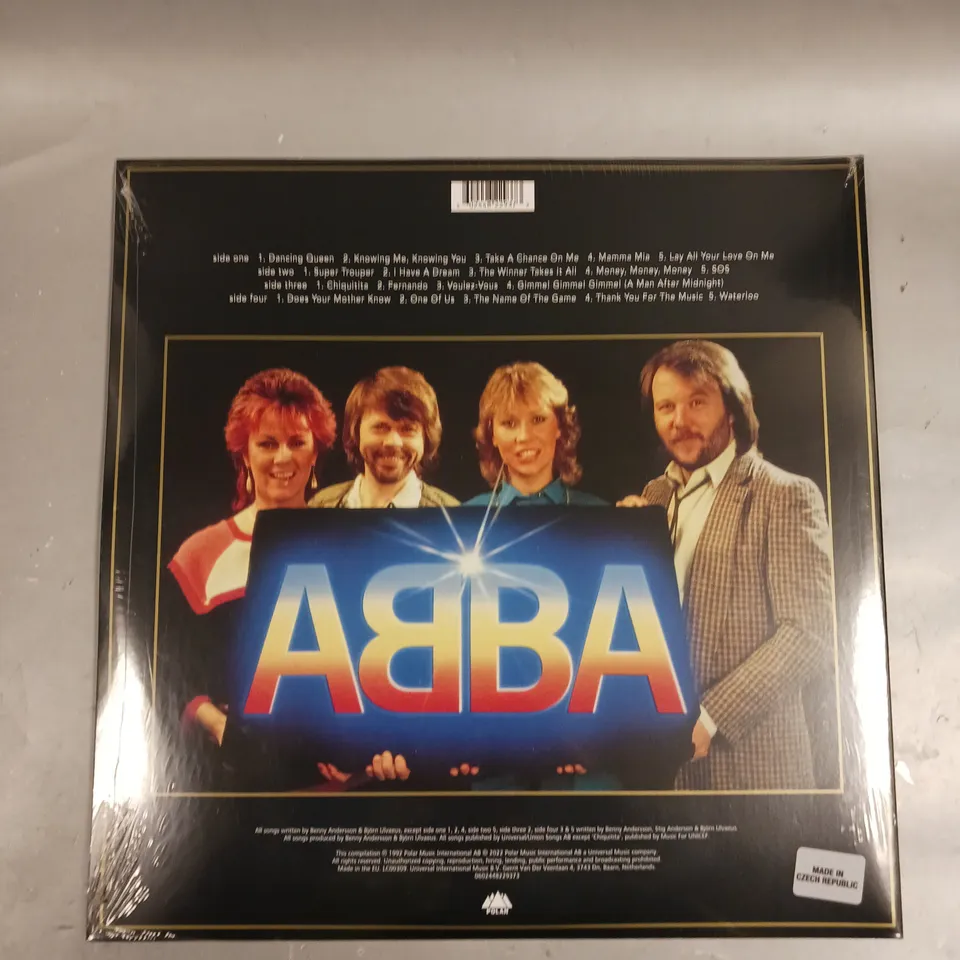 SEALED ABBA GOLD GREATEST HITS 30TH ANNIVERSARY EDITION VINYL 